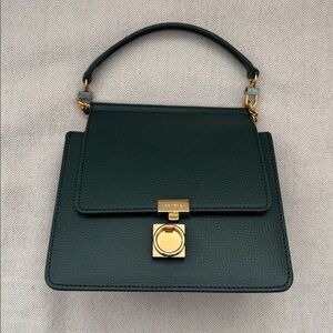 Polene Numéro Sept Mini Green Crossbody Bag -Brand New